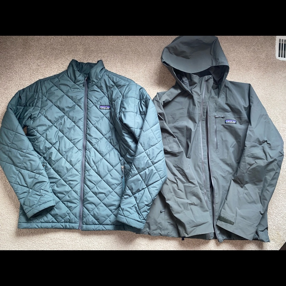 Patagonia men’s windsweep 3in1 coat size medium